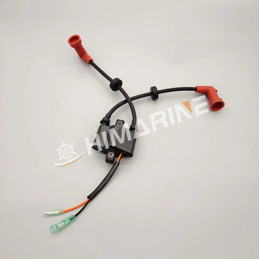 6B4-85570-00 6B4-85530-00 Ignition Coil Assy for Yamaha Outboard Engines 9.9HP 15HP E15DM E9.9DM 6B4-85570