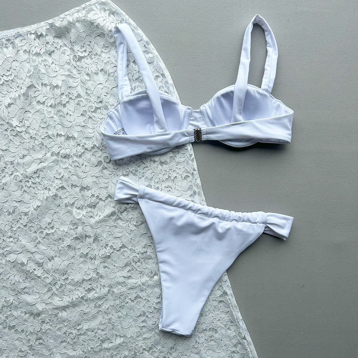 Three-Piece Bikini Set Sexy Lace Separate Women's Swimsuit