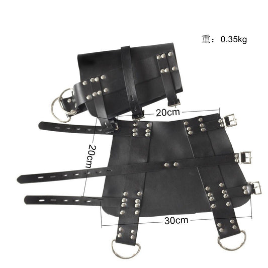 Black Adult Products Manufacturer Erotic Products Suspension Foot Restraints Hanging Stainless Steel Handcuffs and Leg Cuffs