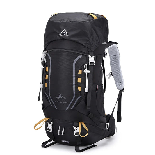 40L(35+5 )Waterproof Hiking Camping Backpack With Rain Cover, Professional Outdoor Sport Travel Daypack
