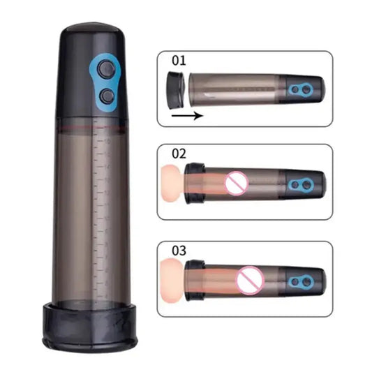 Adult Products for Men Electric Penis Extender Pump Rechargeable Men Pump Penis Enlargement Vacuum Pump