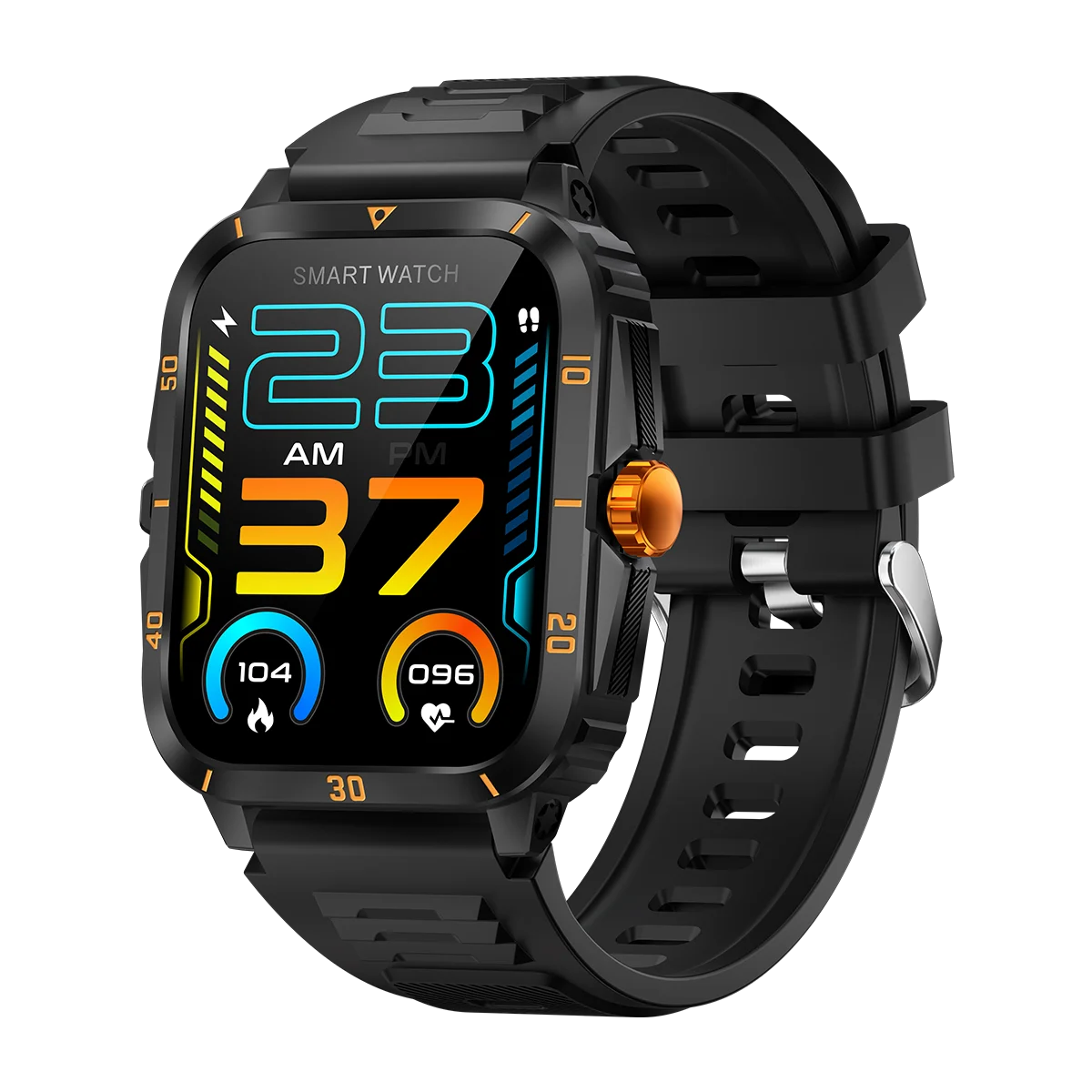 SENBONO KT71 Outdoor Smart Watch Men 1.96''HD Screen Answer Call Sport Heart Rate Big Battery 3ATM Waterproof Watches Smartwatch
