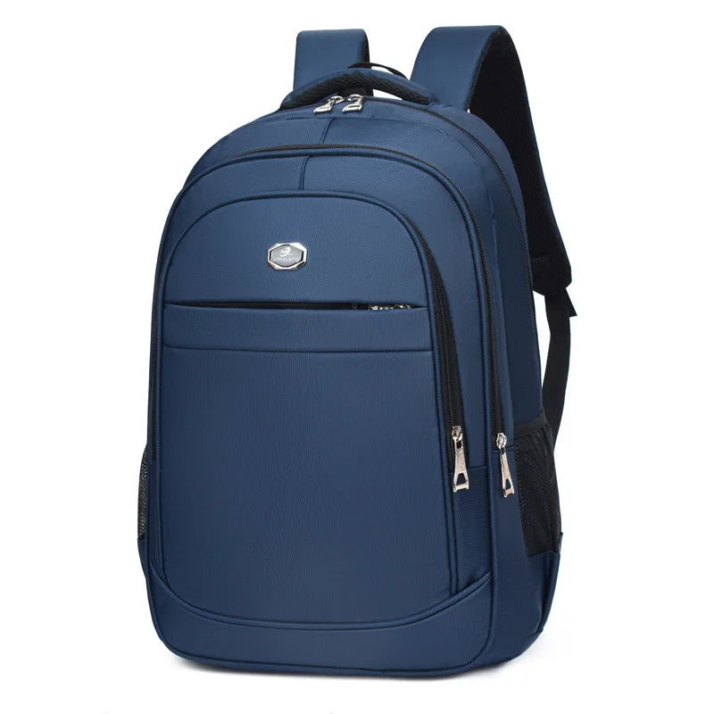 Large Capacity Men's Printed Logo Backpack Business Computer Travel Bag for College Students School for Business Trip Hiking