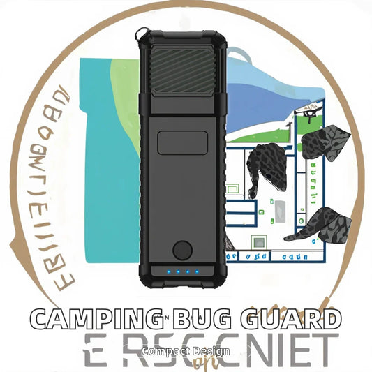 Portable Backpack Rechargeable PVC Electric Mosquito Repellent Double Side Heating Device Camping Hiking Picnic Tour All Seasons
