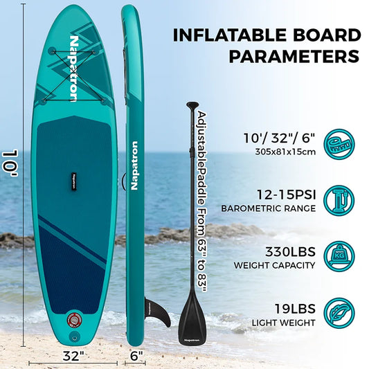 Napatron Has Newly Designed Inflatable Paddle Accessories for Vertical Surfing Boards