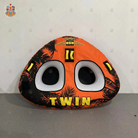Wholesale 2 Person Factory Towable Tube Inflatable Water Ski Sports Water Ski Board Boat Thickened Water Towable Tube