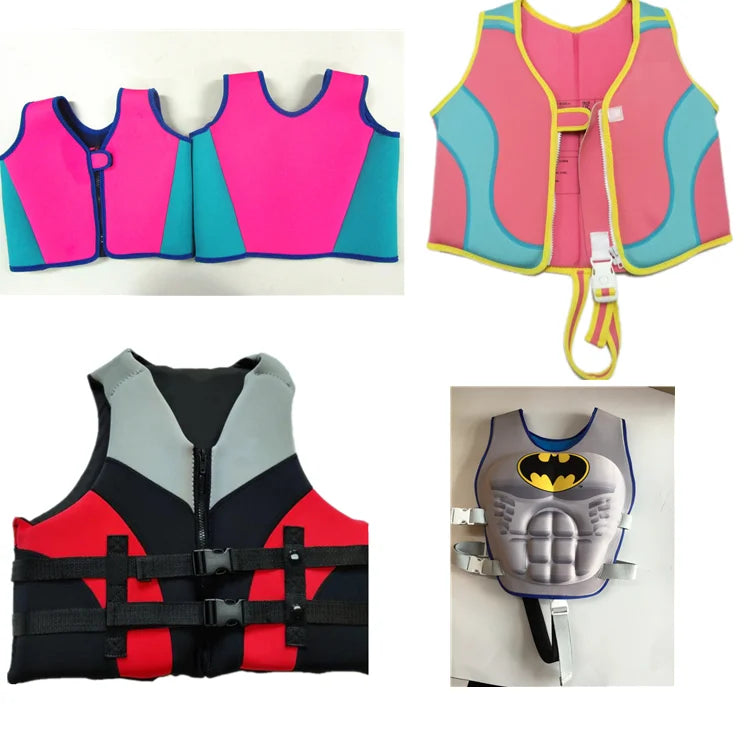 Kids Marine Kayak Neoprene Life Saving Swimming Custom Rescue Child Personalize Rafting Safety Life Jacket Life Vest PFD