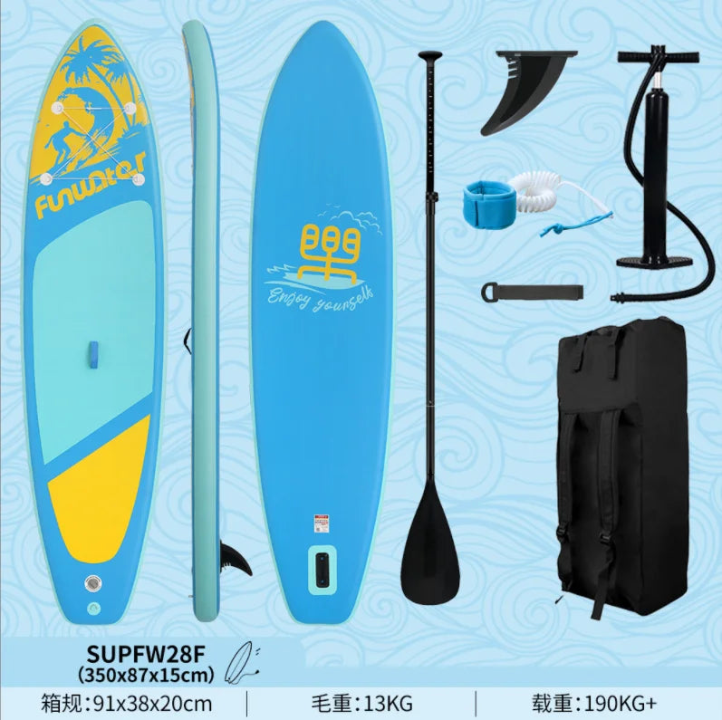 Paddle Inflatable Surfboard Professional SUP Water Skiing Paddle Rowing Board