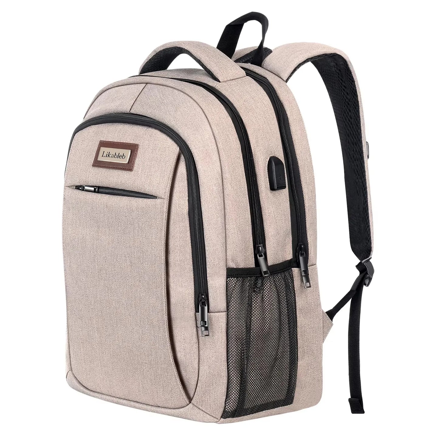 Unisex Waterproof Backpack with Zipper Closure 36-55L Capacity