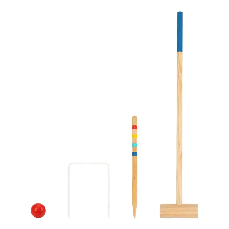 2026 New Kids Wooden Toys Croquet Outdoor Games Toys for Children