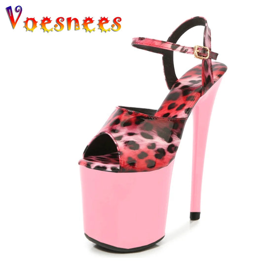shoes for women 2026 Fashion Women Pumps Retro Thin Heels Sandals Leopard Spring Platform Dress Party Wedding Basic Shoes Woman