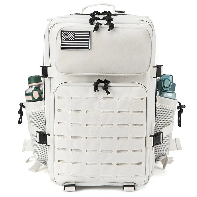 Unisex Multi-Functional Tactical Backpack Outdoor Fitness Sports Gear Zipper Closure Polyester Lining Fashion Cross-Border Stock