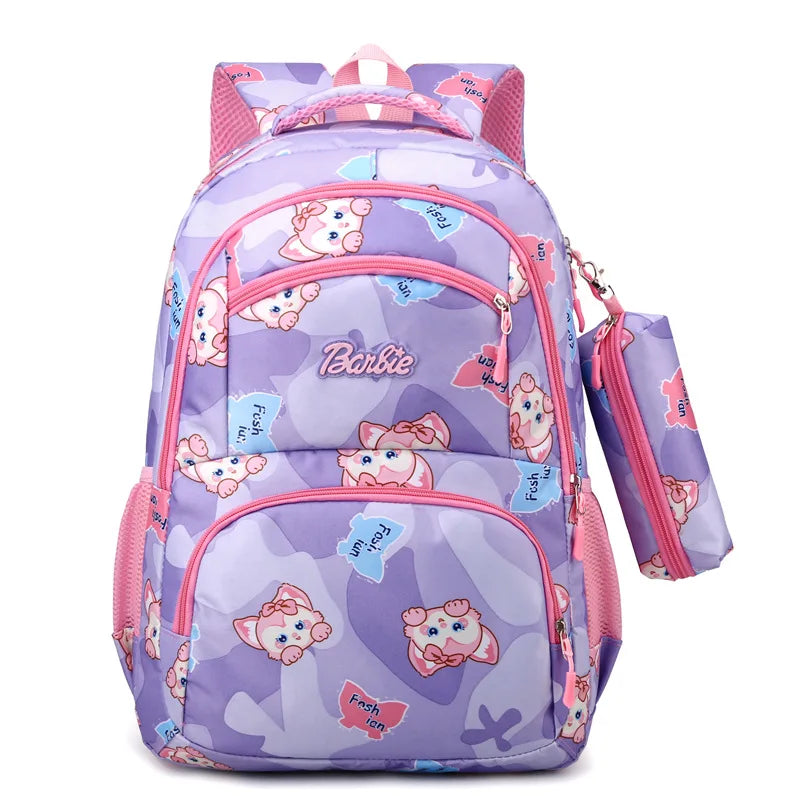 Two-Piece Fashionable Korean Backpack for Junior Senior High School Students Cross-Border Foreign Trade for Primary Campus Use
