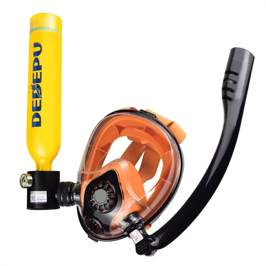 Dedepu Mini Breath Portable Scuba Diving Chamber Equipment 0.5L Without Glasses Scuba Tank Air Cylinder