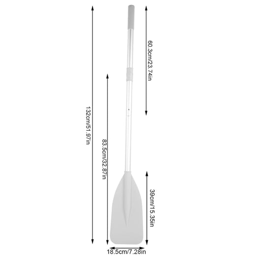 Paddle High Toughness Inflatable Boat Dinghy Canoe Water Marine Sports Aluminium Alloy Oars Paddle with Rod Set Dinghy