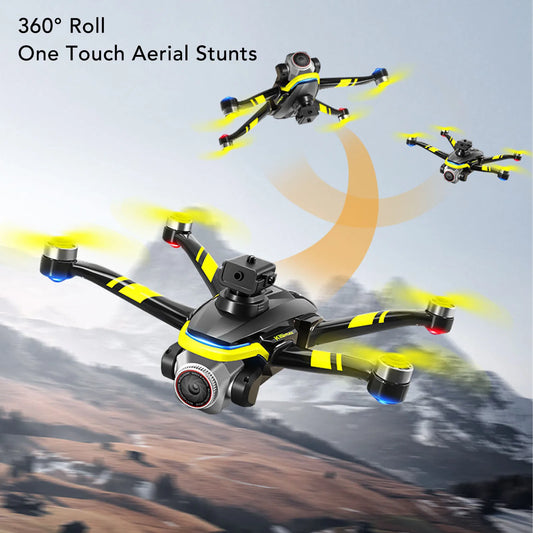 Remote Control Drone with Screen 4K High Definition Camera Smart Obstacle Avoidance Brushless Quadcopter for Aerial Photography