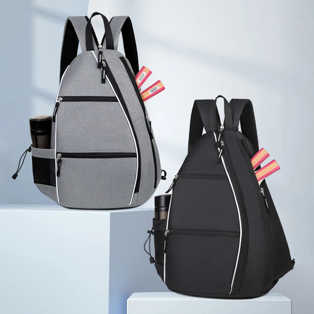 Pickleball Bag Racketball Sling Bag Adjustable Pickleball Backpack Multifunctional Sports Backpack Large Capacity Tennis Bag
