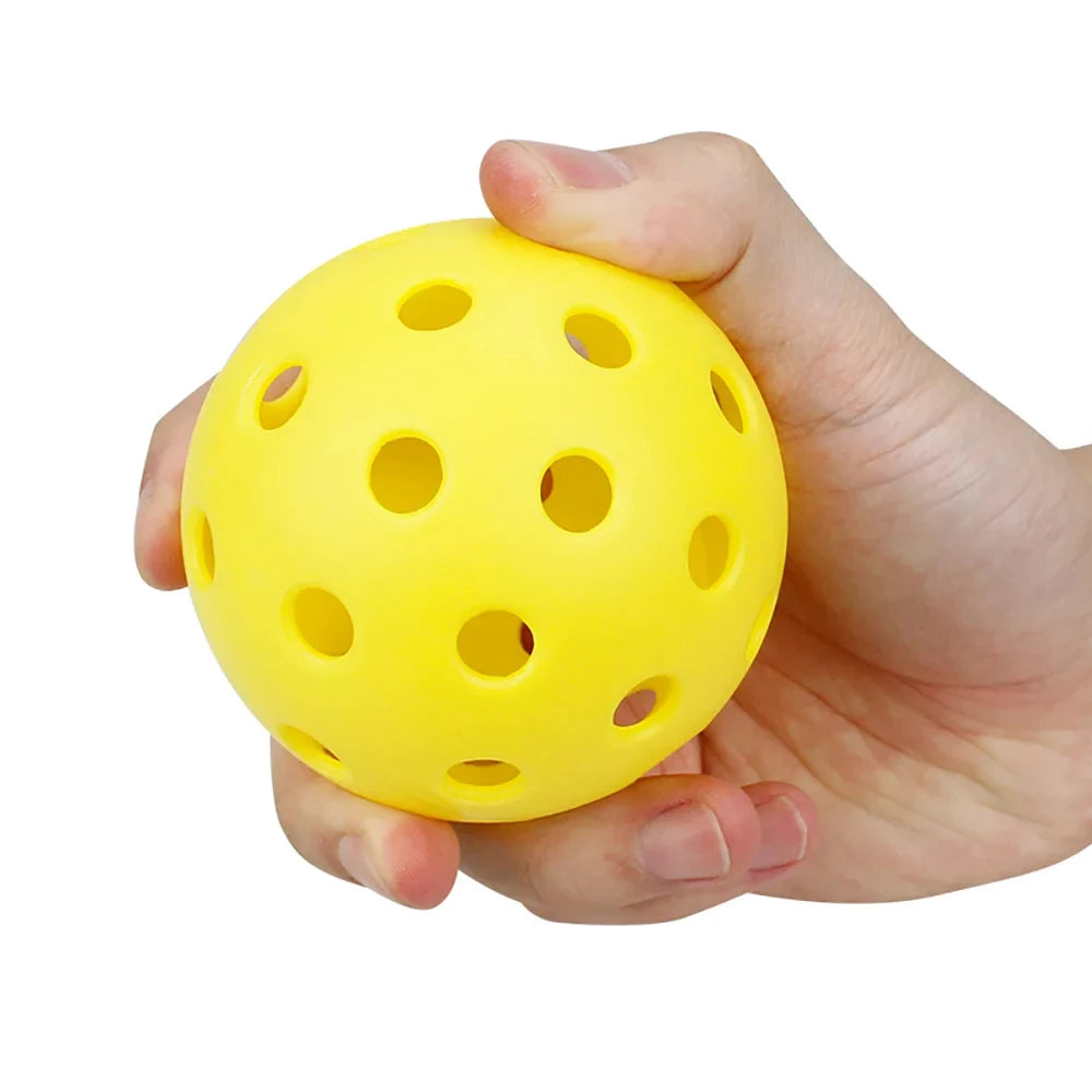 12pcs Indoor Pickleball Balls 40 Holes Colorful and Durable Pickleballs 72mm Training Ball Practice Entertainment Pickleball