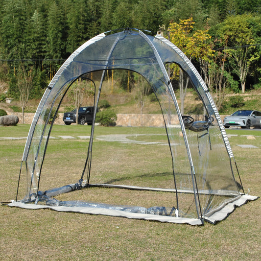 All Weatherproof Shelter,720°View Weather Tent,2 Person Instant Tent,Outdoor Transparent Tent for Sport Event,Camping