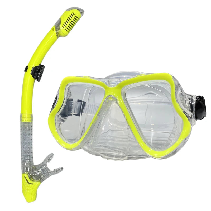 Diving Masks for Adults Snorkeling Breath Tube Set Glasses for Women Men Anti-slip Buckle Masks