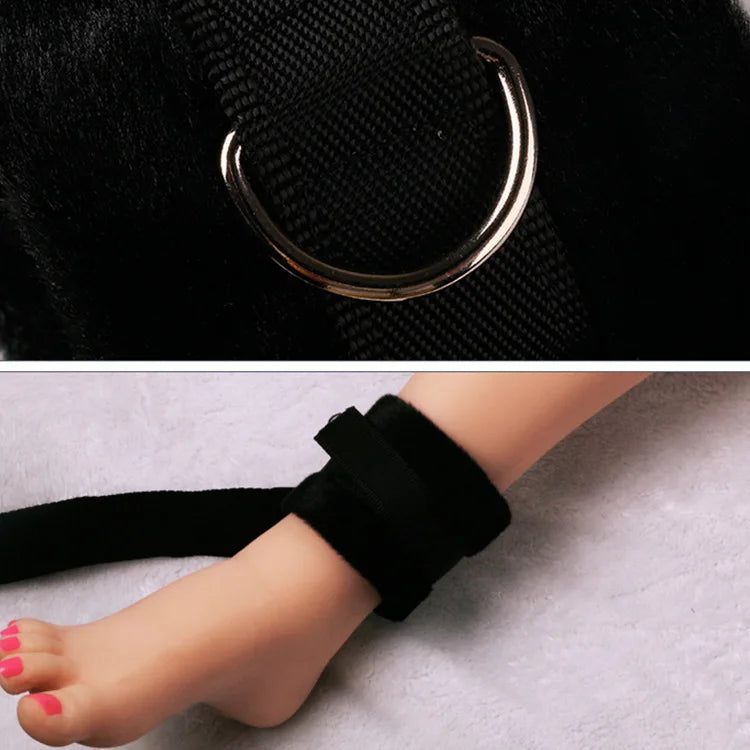 Adult Games Sex Products No Vibrators Sex Toys For Women Couples Handcuffs Bdsm Bondage Set Restraints Wrists & Ankle Cuffs