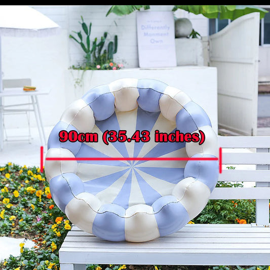 Diameter 90cm Inflatable Pit Balls Pool Baby Toys Fashion Retro Thickened Protable Swimming Pool Toys For Children Summer Toy