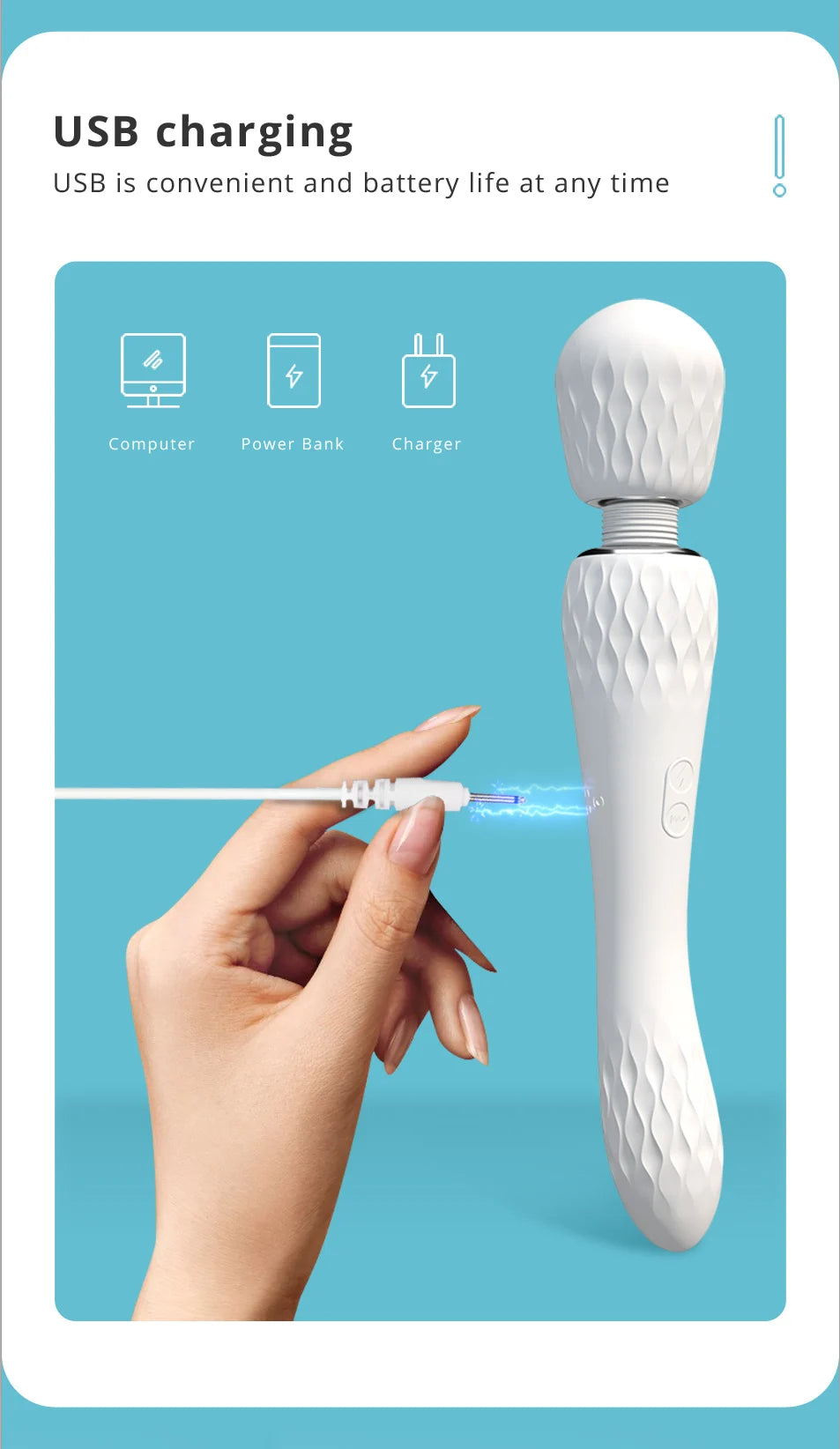 Sexy Toys Female Double-headed Vibrator AV Stick Female Masturbator Big Vibrator Toys for Adults 18 Sex Shop Sexulaes Toys