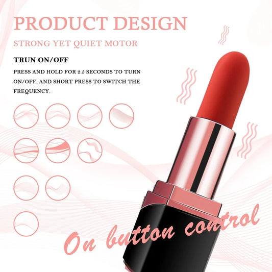 Adult Toys Mini Lipstick Vibrator for Women Masturbation Vibration Nipple Clitoral Vagina Stimulation Female Sex Toys Adults 18
