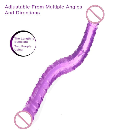 Sexy Toys Both Ends Dildo For Women Vaginal Plugs Prostate Massager Masturbators Adult Supplies Anal Dilator Exotic Accessories