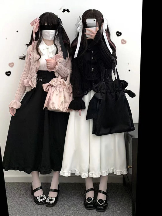 French Vintage Flower Print Skirt Women Elegant Evening Party A-line Skirts Y2k High Waist Mid-length Skirts 2025 Summer Fashion