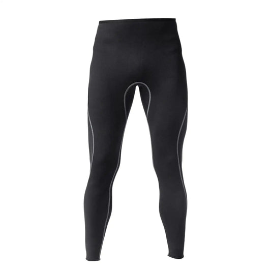 Men Black Wetsuit Pants Stretch Neoprene Surf Surfing SCUBA Diving Trousers