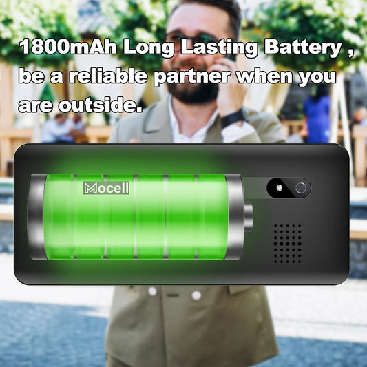 Mocell MC1806 Feature Phone 1.77" Display Digital Camera Dual Sim Loud Speaeker MP3 MP4 FM Radio Sound Recorder Senior Phone