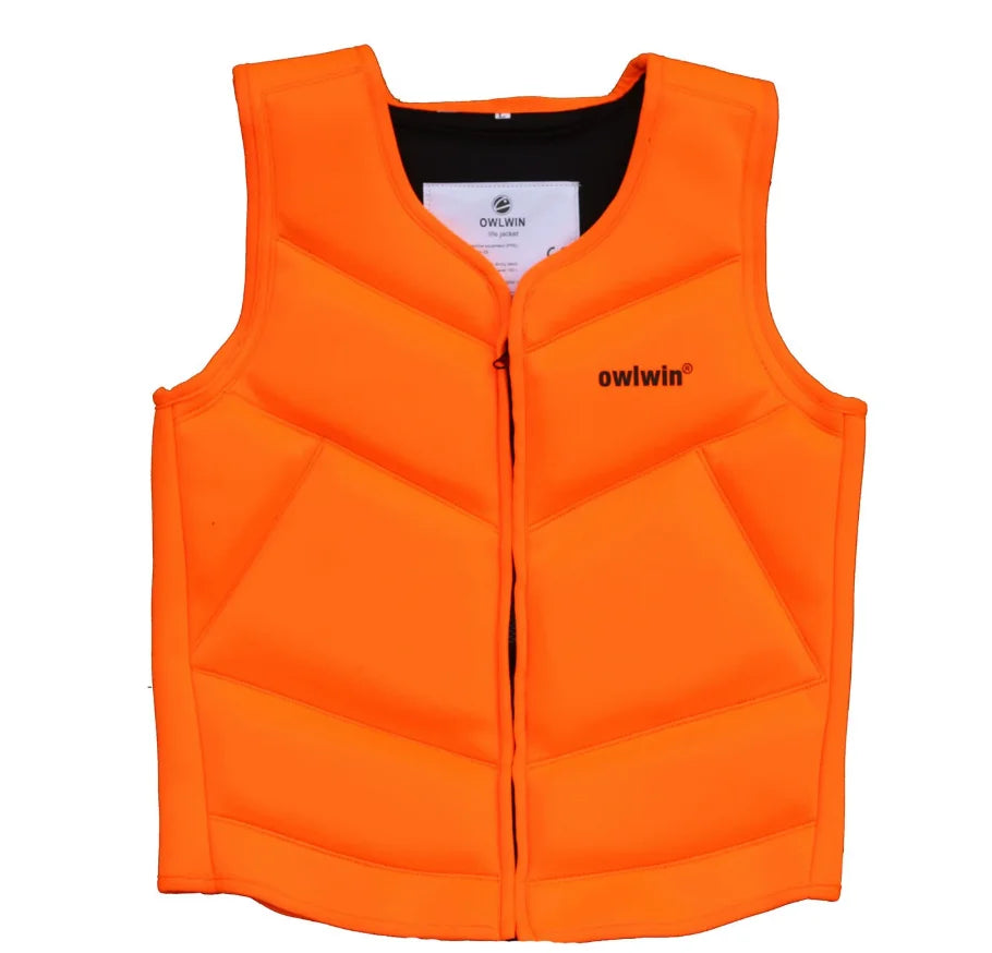 Life Jacket Adult Children Fashion Drifting Snorkeling Buoyancy Suit Swimming Portable Light and Thin Marine Working Life Jacket