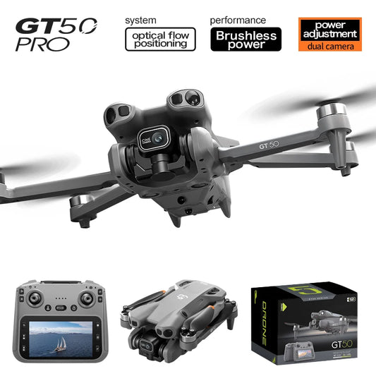 Professional Drone with 4K Dual Camera, Video Drone, Quadcopter, 360, Intelligent Obstacle Avoidance, Gift, New, 2022