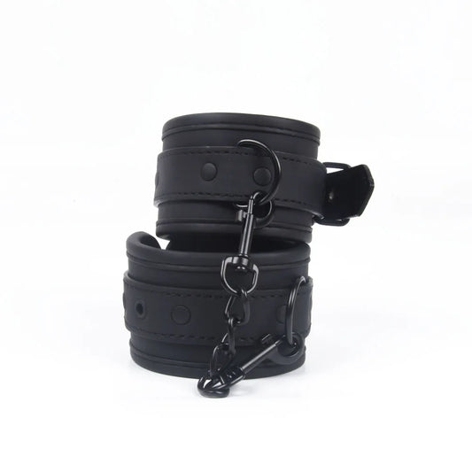 Sex Toys for Couple BDSM Sex Bondage Set Erotic Adults Toys Handcuffs Ankle Cuffs Collar Sex Toy Kit Adults Game SM Products