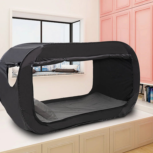 Foldable Camping Tent Fully Enclosed Privacy Bed Canopy with Mosquito Net Portable Sunshade Tent Outdoor & Indoor Use