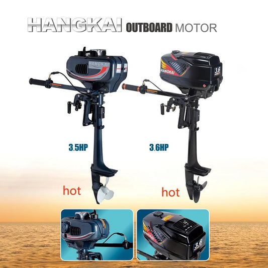 3.6 HP Outboard Motor 2stroke 3.6hp Boat Engine Boat Accessories Gasoline Outboard Engines