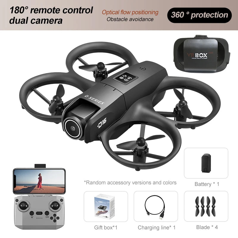 Xiaomi D16 Drone 8K Aerial GPS Avoidance Bushless Motor Drone Electric Adjustment HD Profesional Dual-camera Optical Flow