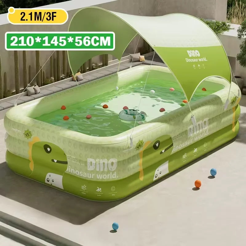 Children's Swimming Pool 1.8-2.6M Inflatable Toys Family Adult Removable Indoor Outdoor Party Game Toys Garden Baby Bath Gift