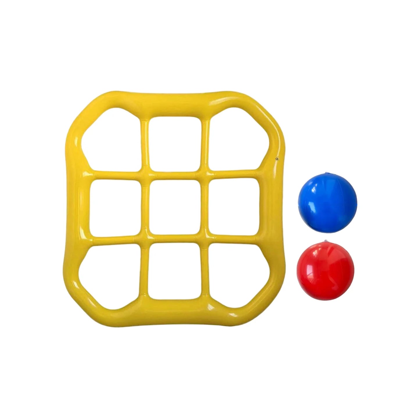 2026 Trending Outdoor Inflatable Water -Tac-Toe Toss Toy For Multiple People, Pool Interactive Nine- Ring Inflatable Float