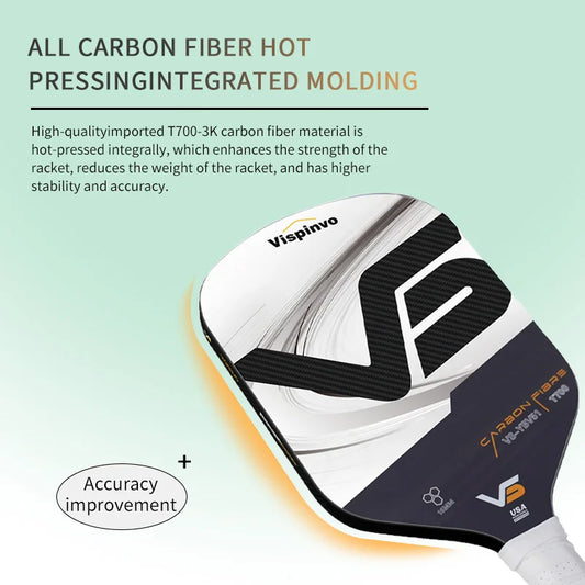 Professional Pickleball Paddle with Heat Press Process USAPA Certified Competition Level Pickleball Racquet for Sports Fitness