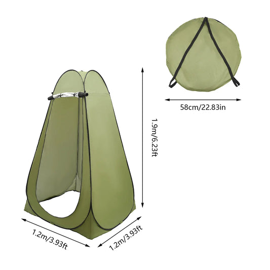 Pop-Up Shower Tent, Toilet Tent, Changing Tent, Portable Camping Shower Cubicle, Toilet Tent, Outdoor Log Tent, Privacy Screen