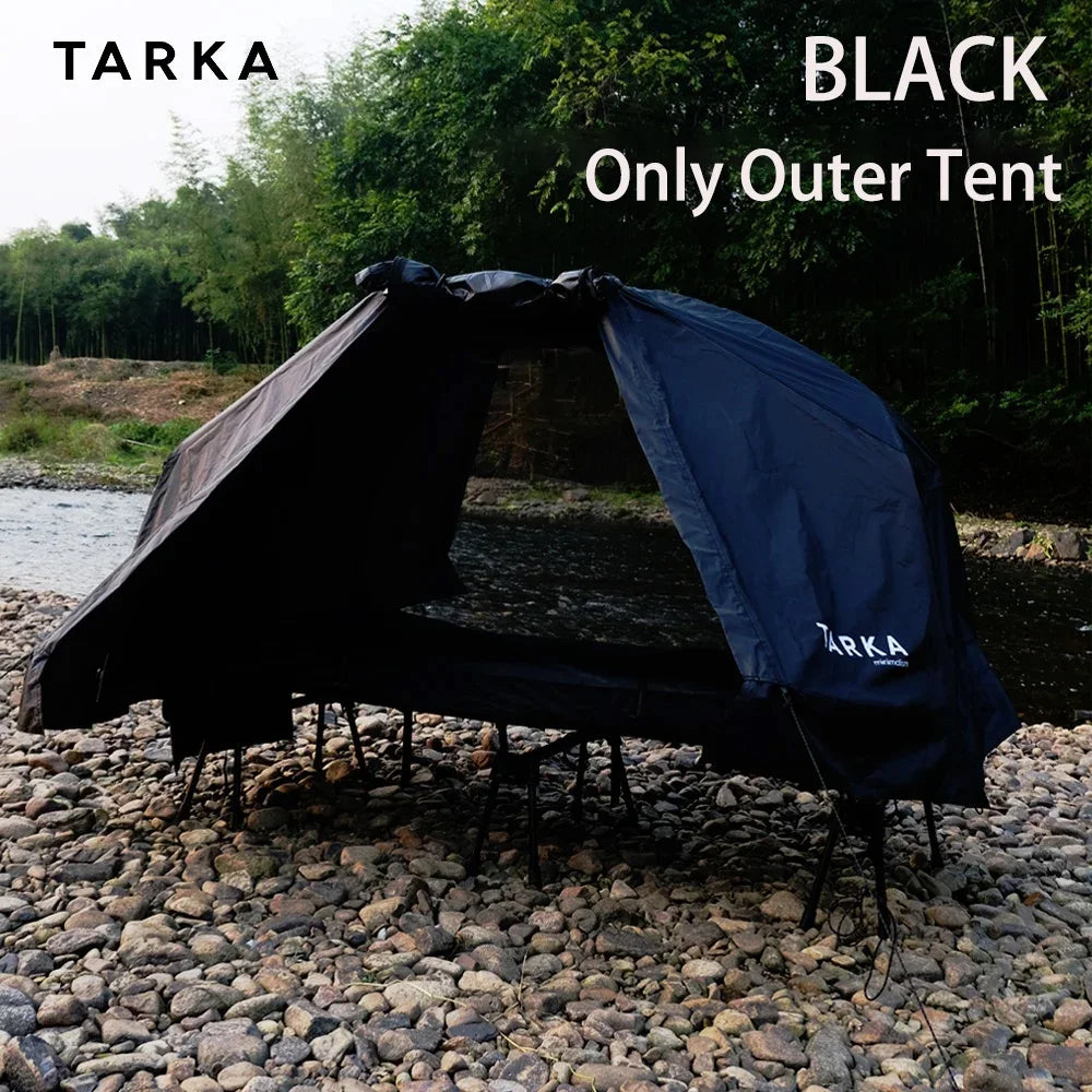 TARKA Camping Bed Tent Set Inner Outer Tent for Wild Hiking Portable Solo Outdoor Camping Shelter One Person Tent 