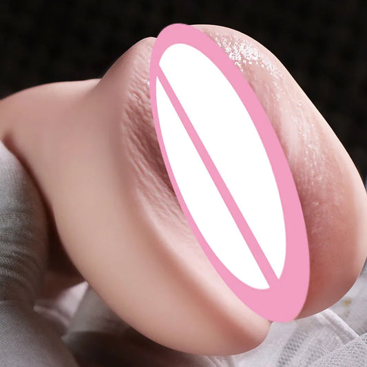 Adult Masturbation Sex Toys High Quality Male Portable Pocket Pussy Lifelike Female Vagina Anal 2 Holes Adult 18+ Sex Products