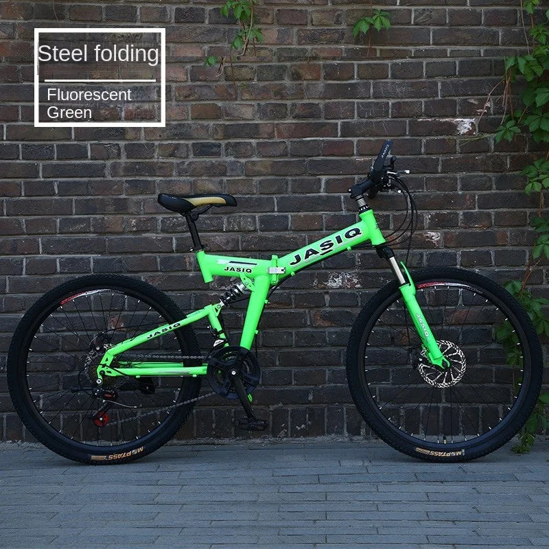 Mountain Bikes Adult Bikes Men's And Women's Variable Speed Bikes Dual Shock Absorbing Folding Mountain Bikes Student Bikes