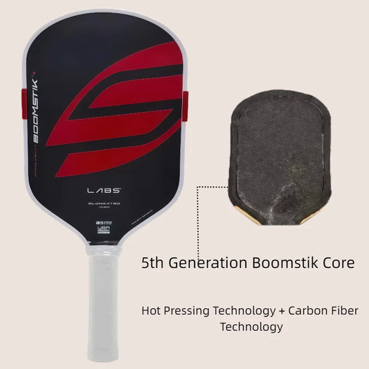 Selkirk-Style T700 Carbon Fiber 5th Gen Pickleball Paddle, Boomstick Core, Hot-Pressed