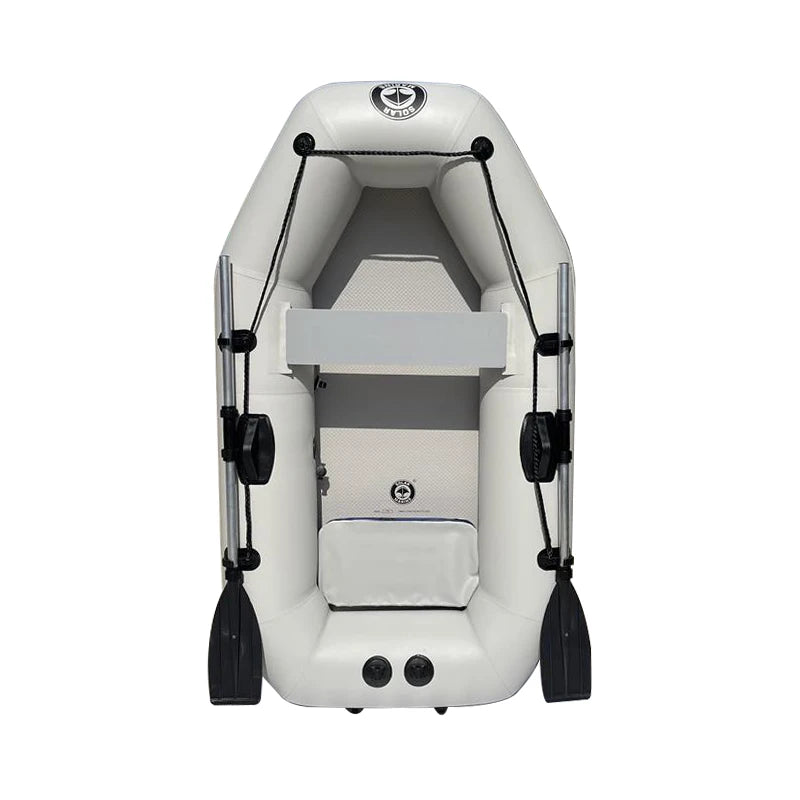 1 Person 175 Cm Rowing Inflatable PVC Fishing Boat Kayak Canoe Raft Dinghy Hovercraft Air Deck Bottom With Free Accessories
