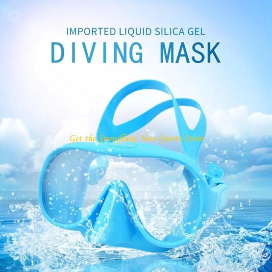 E56D Diving Mask Silicone Anti-Fog Snorkeling Goggles Underwater Mask
