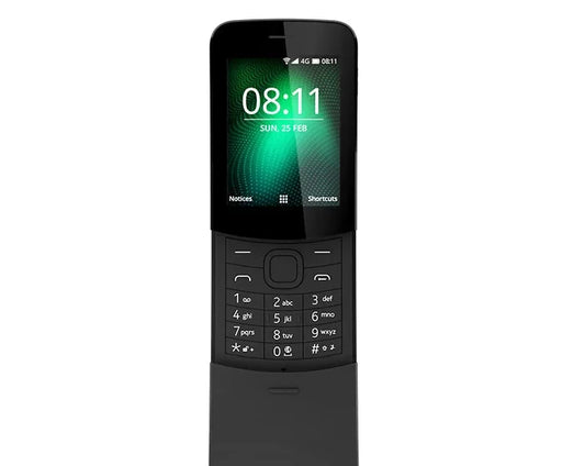 Original 8110 4G LTE Dual-SIM Mobile Cell Phone Banana Unlocked Sim Free WIFI GPS Slide KaiOS Smartphone