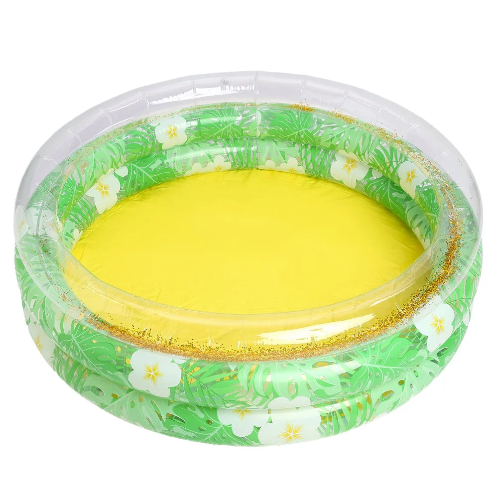 1pcs Inflatable Bathtub Swimming Pool Inflatable Pool Retro Blow Up Swimming Pool Family Cute Thickened Water Pool 